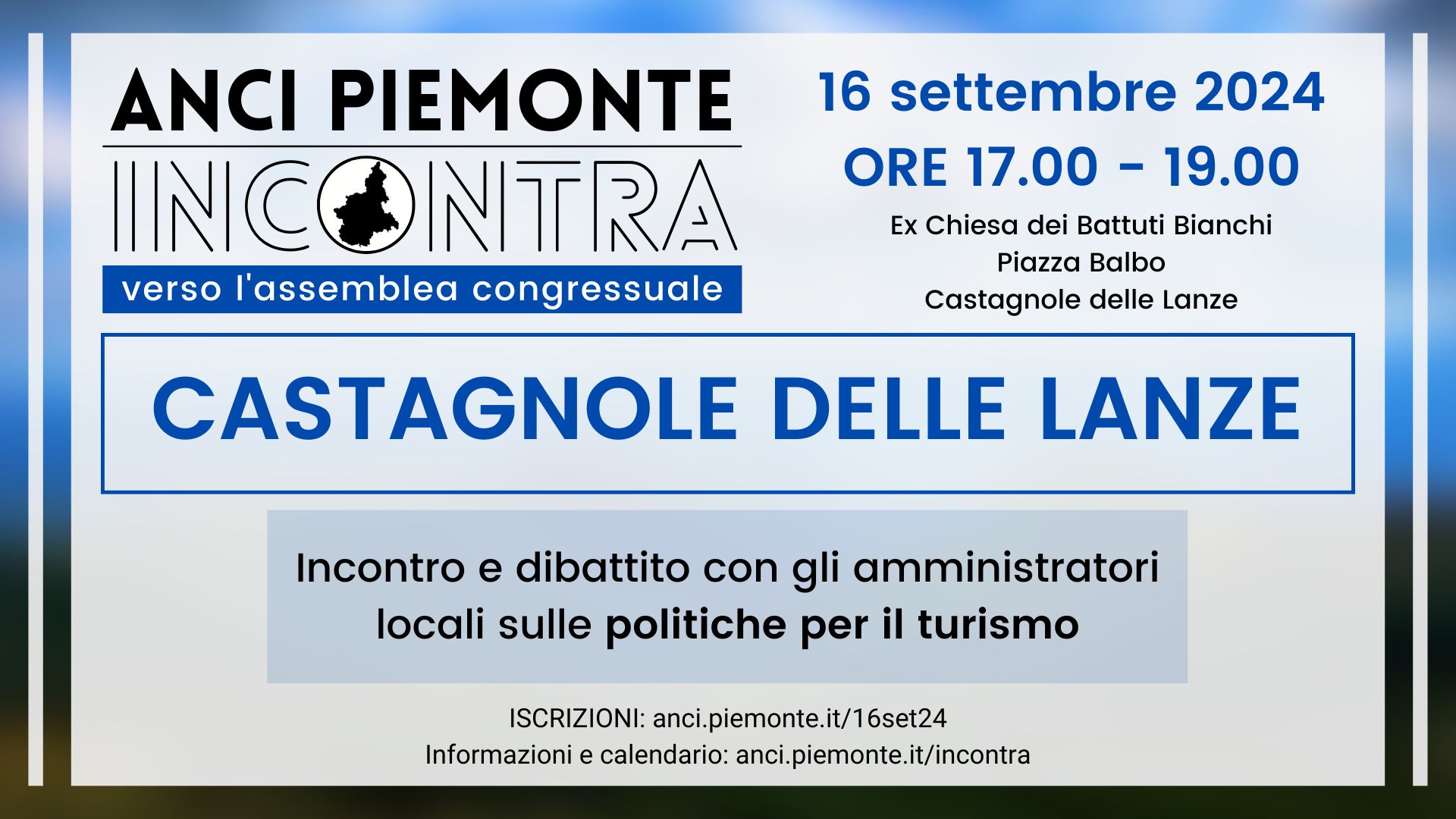 ANCI Piemonte Incontra - Castagnole delle Lanze - 16 settembre 2024