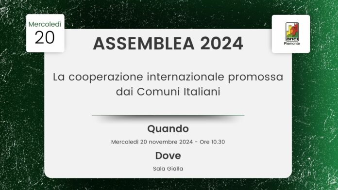 La cooperazione internazionale promossa dai Comuni Italiani