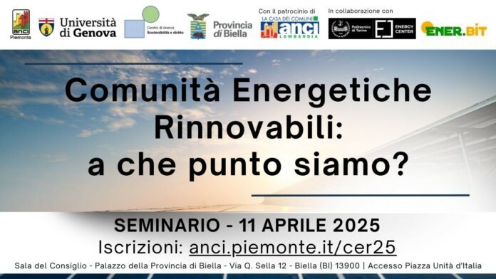 Comunità Energetiche Rinnovabili: a che punto siamo? - V4 - 2