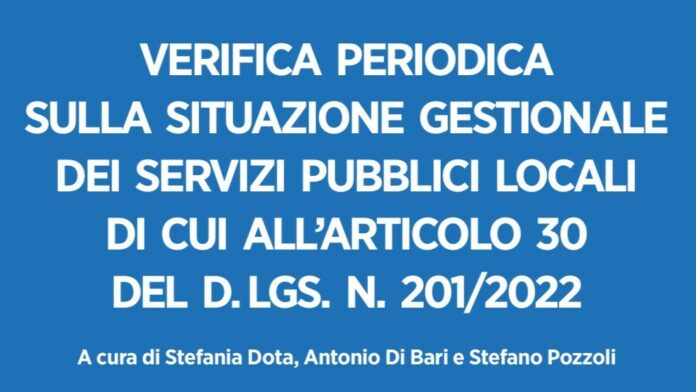 Quaderno verifica servizi pubblici locali