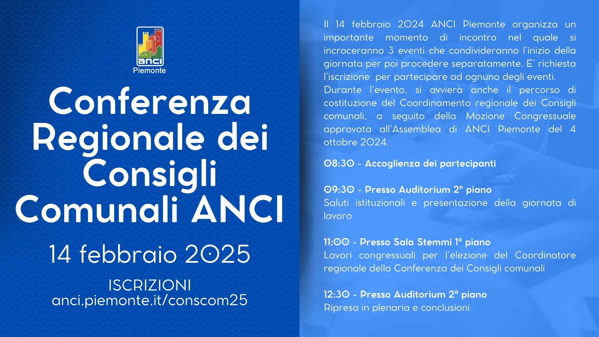 Conferenza Regionale dei Consigli Comunali ANCI